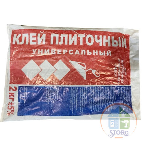 Клей плиточный универсальный для нар. и внутр.работ 2кг уп/12шт