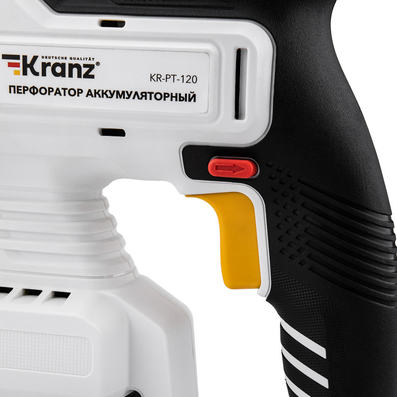 Перфоратор аккумуляторный KRANZ, SDS-plus, 2,2Дж, 1акк. х 4Ач, в кейсе