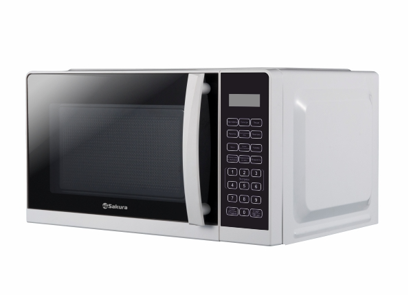 Микроволновая печь SAKURA SA-7052W, белый, 700Вт, объем 20л, таймер, сенсорное управление