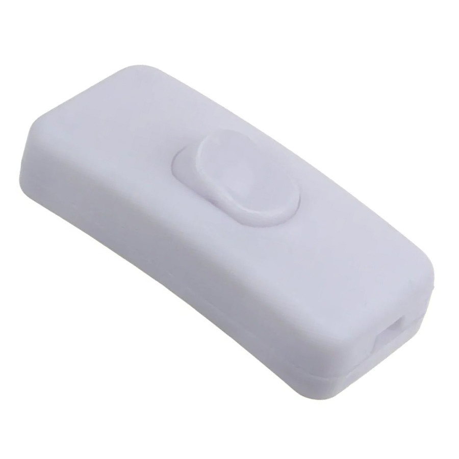 Выключатель для БРА SPARTUM кнопка вкл/выкл (белый) (50шт)