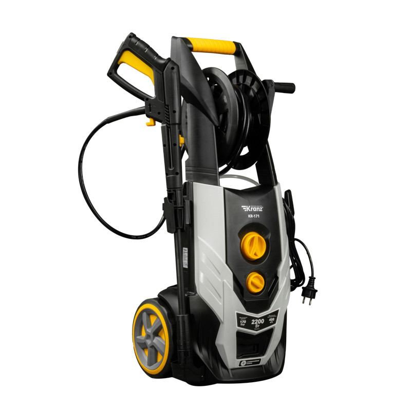 Мойка высокого давления KRANZ KR-171, 2200Вт, 450 л/ч, 170 Бар