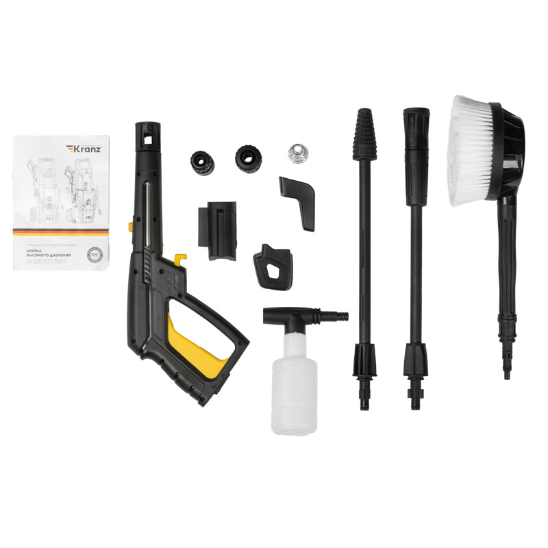 Мойка высокого давления KRANZ KR-171, 2200Вт, 450 л/ч, 170 Бар