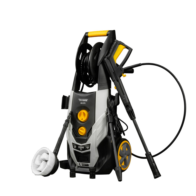 Мойка высокого давления KRANZ KR-171, 2200Вт, 450 л/ч, 170 Бар