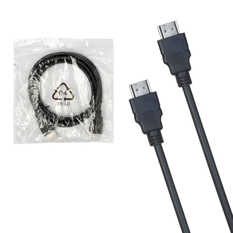 Кабель HDMI-HDMI M/M 1,5м Резиновый без фильтра