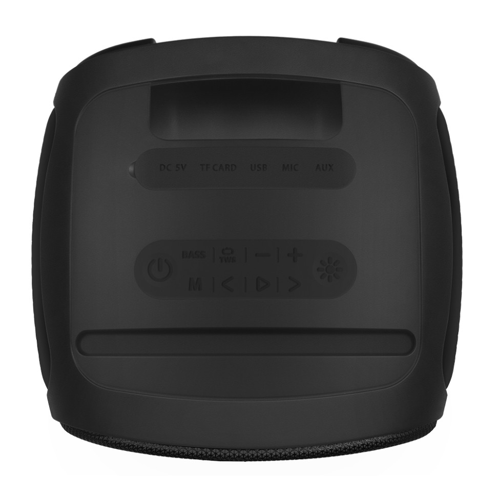 Портативная Bluetooth колонка SVEN PS-555 (Черный, 65Вт (RMS), USB, microSD, пульт, микрофон)