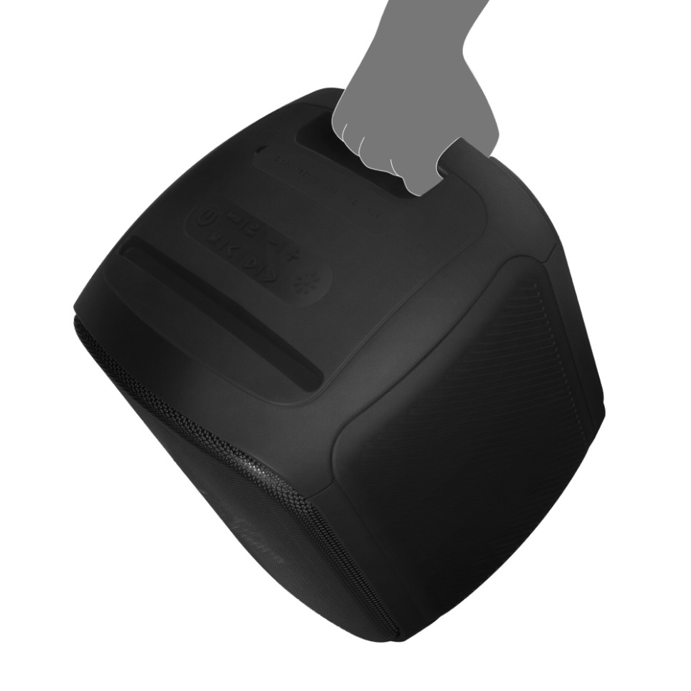 Портативная Bluetooth колонка SVEN PS-555 (Черный, 65Вт (RMS), USB, microSD, пульт, микрофон)