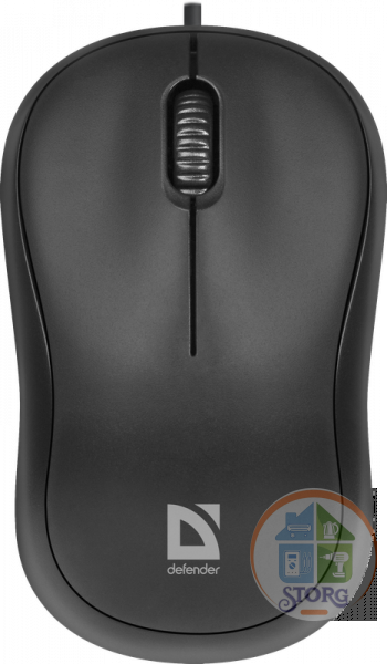 Мышь Defender Patch MS-759 Black, 3 кн., 1000 dpi, USB