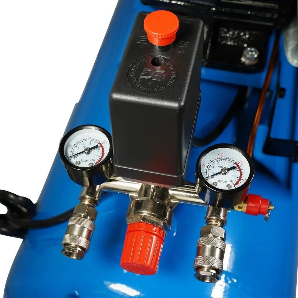 Компрессор воздушный поршневой масляный для гаража Electrolite 480/100/10 ( 480 л/мин, 100 л бак)