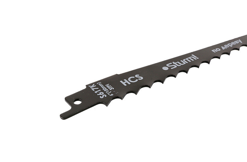 Полотно для сабельной пилы ДЕРЕВО Sturm! 9019-03-S617K 2шт 150/8,5мм (грубая древ без гвоздей)