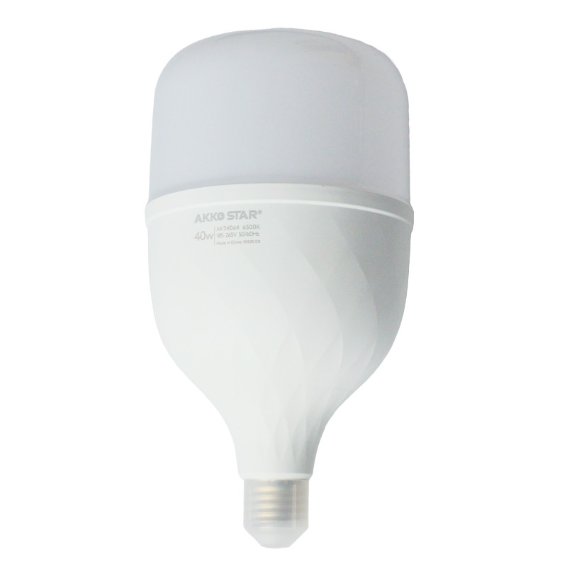 Светодиодная лампа AKKOSTAR промышленная E27- 40W/4000lum (6500K) 120х228мм