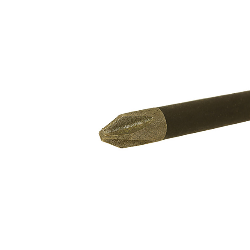 Отвертка крестовая Hanskonner HK1040-16-PH2-100 2x100 АЛМАЗН. НАКОНЕЧ, твердость 59 HRC, S2