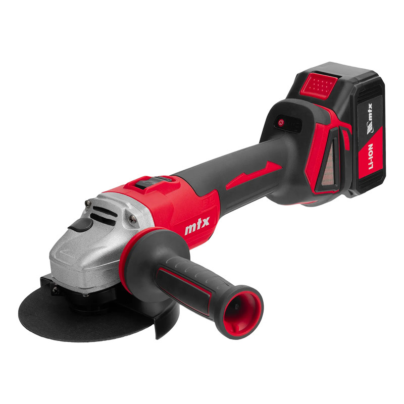 Машина угловая шлифовальная MTX аккумуляторная бесщеточная AGB-BL-20-125, Li-Ion, 20В