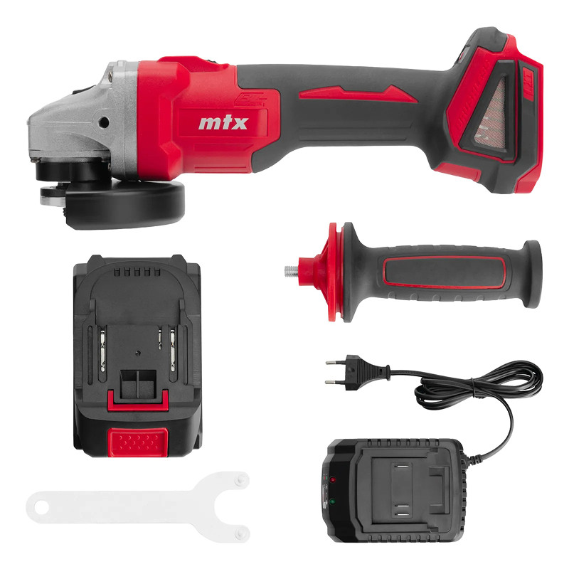 Машина угловая шлифовальная MTX аккумуляторная бесщеточная AGB-BL-20-125, Li-Ion, 20В
