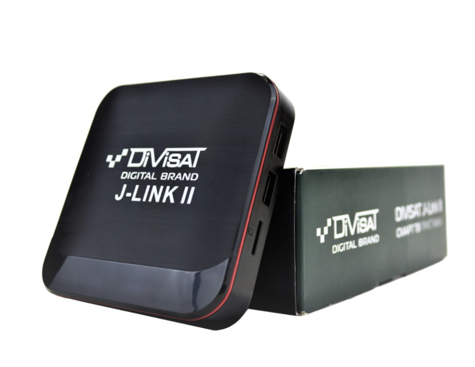 Андроид ТВ приставка SMART TV BOX Divisat J-Link II (2/16 GB ,S905W ARM Cortex A53) 1год гарантия