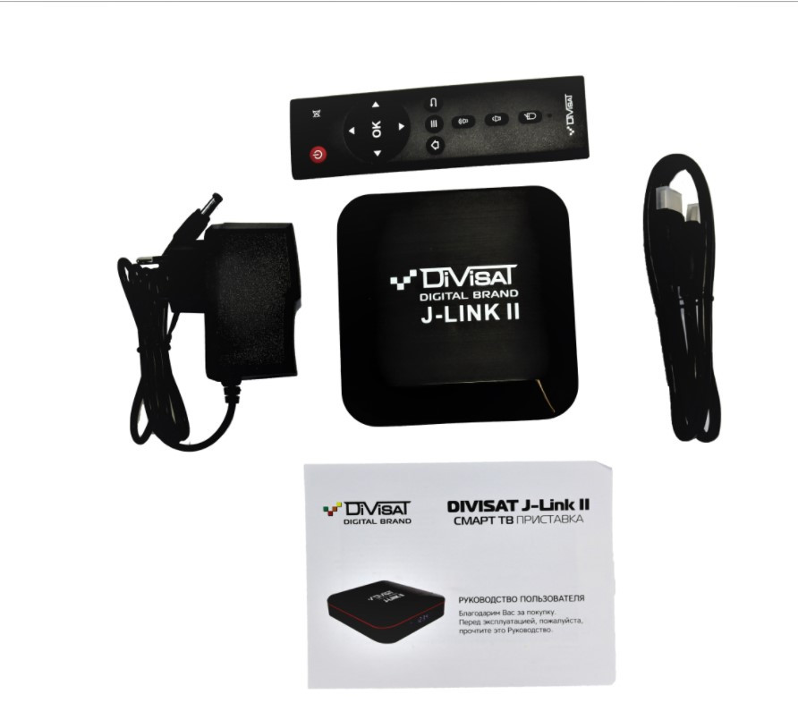 Андроид ТВ приставка SMART TV BOX Divisat J-Link II (2/16 GB ,S905W ARM Cortex A53) 1год гарантия