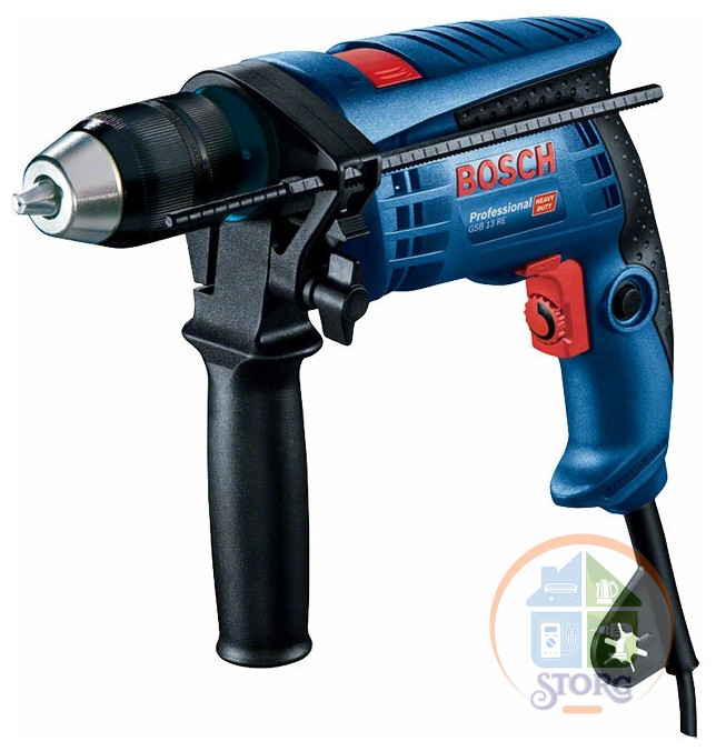 Дрель ударная сетевая BOSCH  GSB 13 RE     0.601.217.1R1