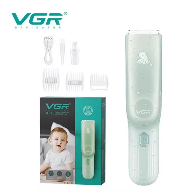 Машинка для стрижки детская VGR V-155 Professional, АКБ 120 минут,  IPX 7