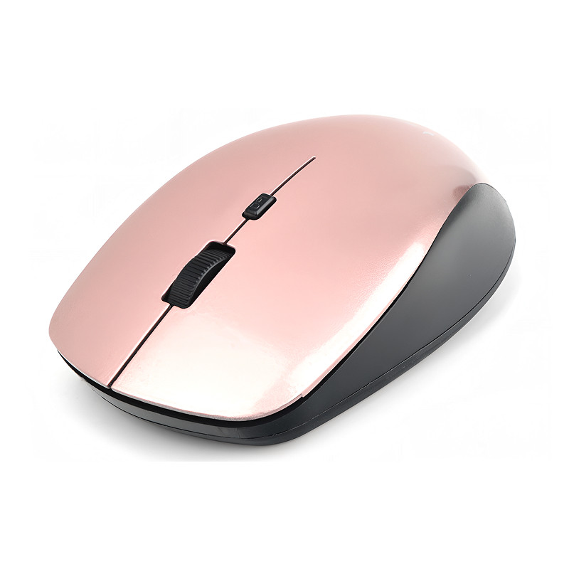 Мышь беспроводная Gembird MUSW-250-3 розовый, 1600 dpi, радиоканал, USB, кнопки - 4