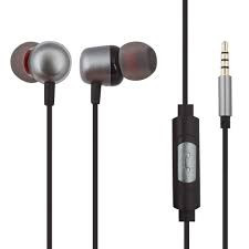 Стереогарнитура Hoco M31 Delighted sound universal earphones with mic (metal gray)
