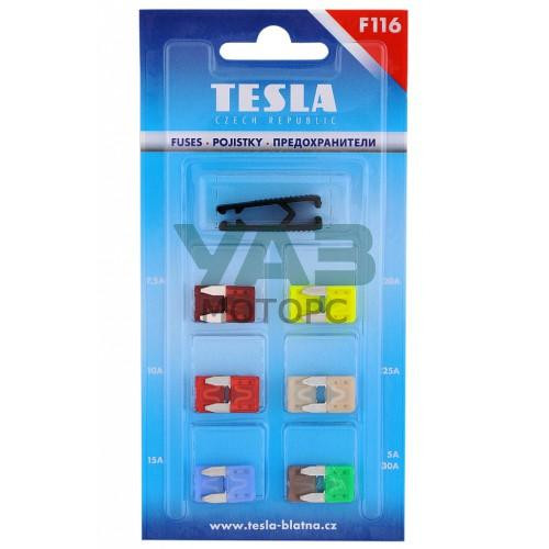 Предохранители флажковые MINI (комплект 5-30 А) Tesla ( Чехия ) / F116 (Япошка)