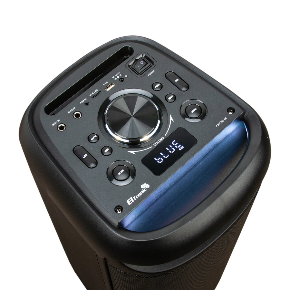 Портативная Bluetooth колонка 06" ELTRONIC 30-44 DANCE BOX 900, динамик 2шт/6.5", микрофон, с TWS