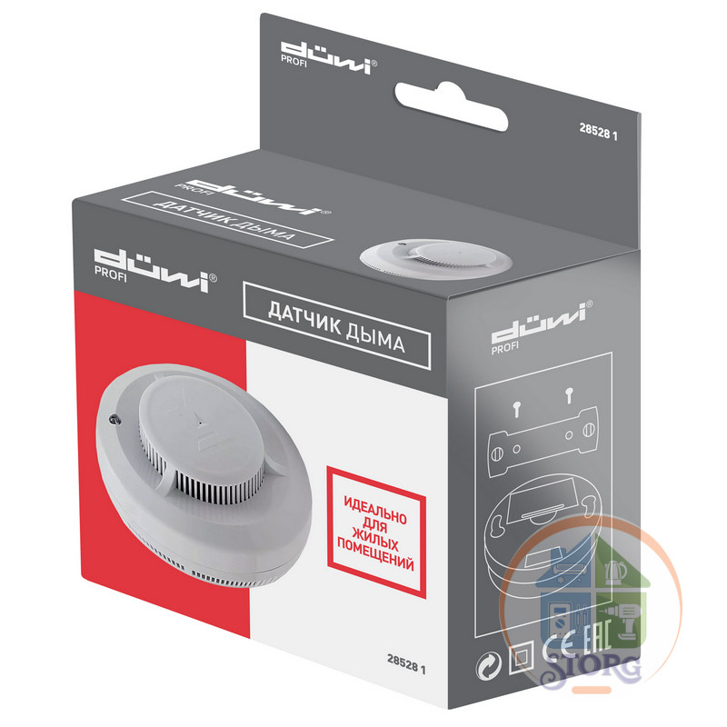 Электронный датчик дыма DUWI Smoke Alarm SAS-1