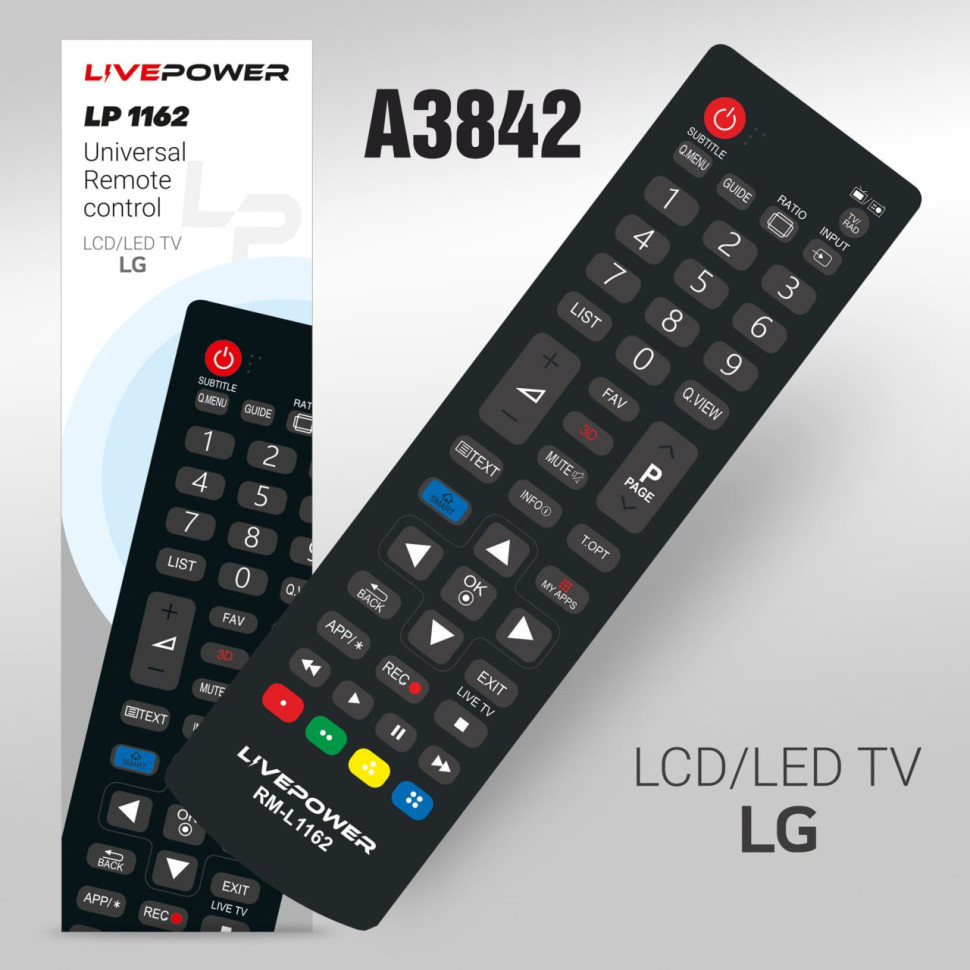 Пульт универсальный Live-Power RM-L1162 NEW для телевизоров LG