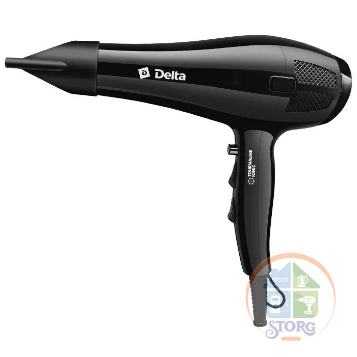 Фен DELTA DL-0938 : ХОЛОДНЫЙ ВОЗДУХ, 2000Вт, черный(12)