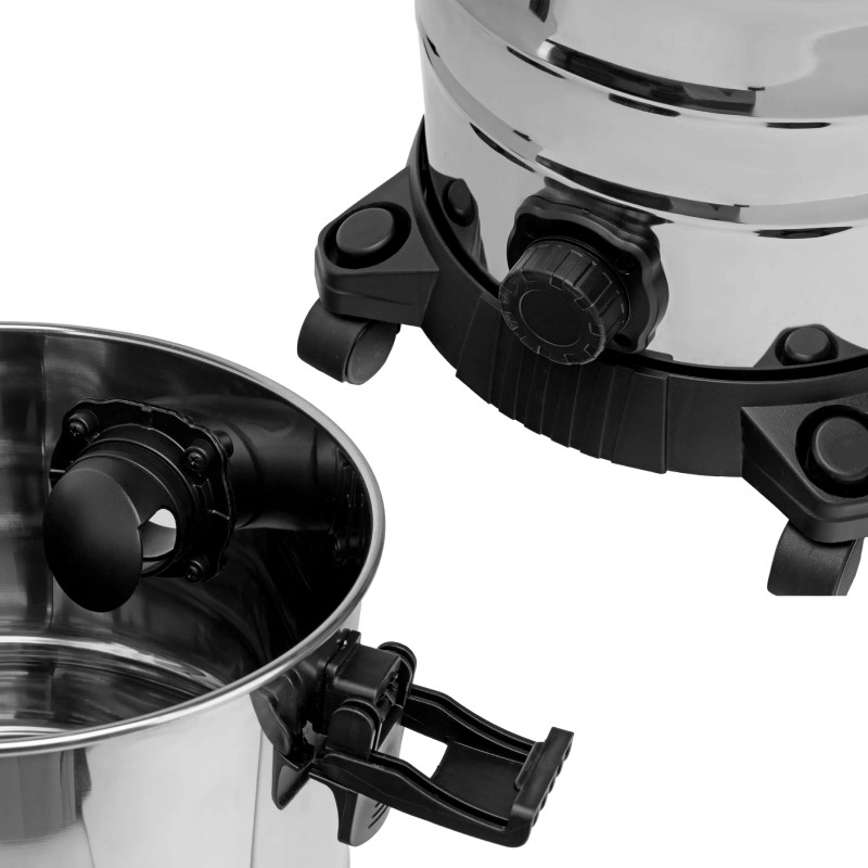 Пылесос строительный  Denzel RVC30, 1400 Вт, бак 30 л, шланг 3 м, розетка с автосинхр.