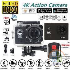 Экшн (Action) камера FH12 4K 16Mp 170 degree Wi-Fi (silver)