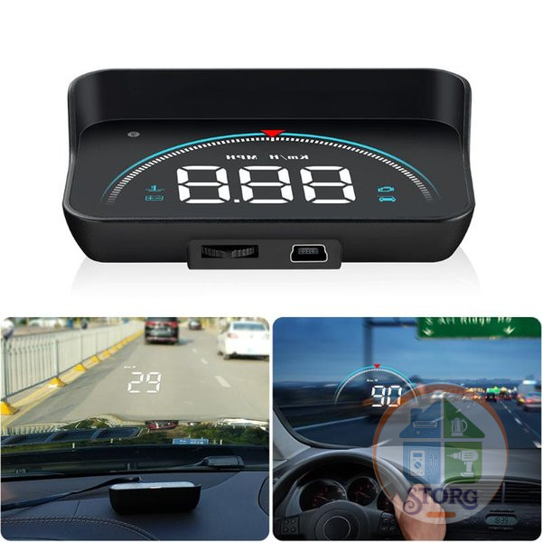 Проекционный дисплей M6S (HUD) с подключением через OBD2