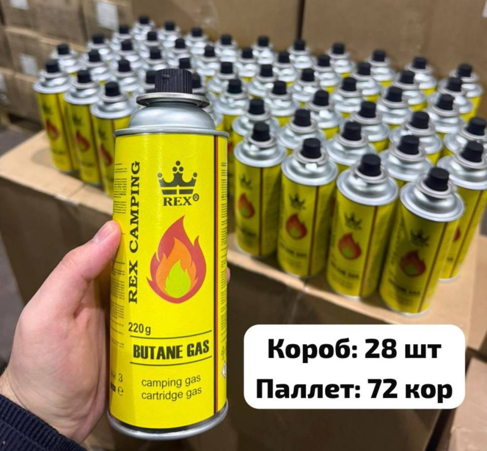 Газ всесезонный Ассорти 220 грамм (СДЕЛАННО В РОССИИ)  ( 28шт.уп )