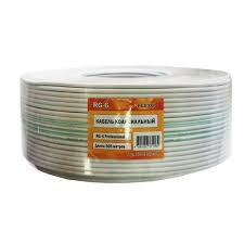 Кабель коаксиальный PLEXUS RG-6 SAT-50 МЕДЬ 64% БЕЛЫЙ 75 Oм