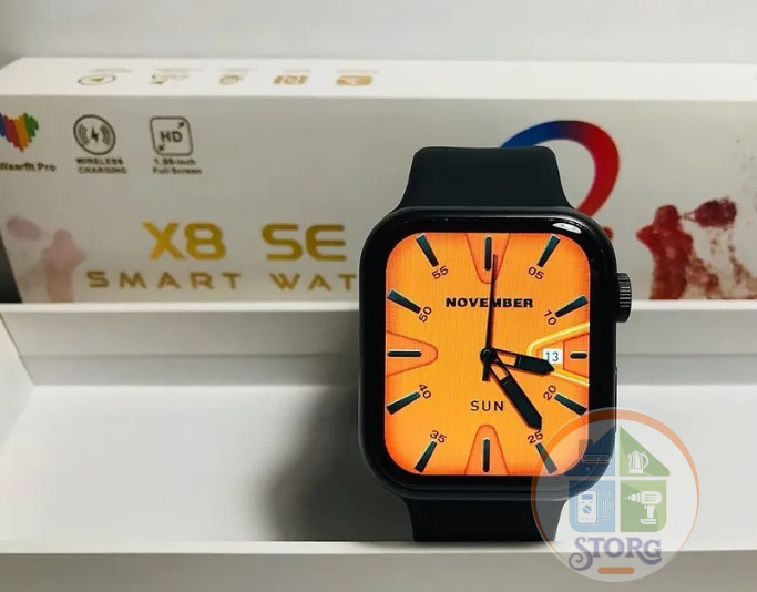 Смарт часы Apple Watch X8 SE, смарт часы 8 серии 45mm, Черный