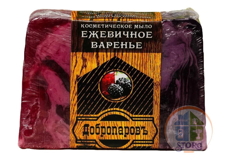 Мыло СПА - уход для бани и сауны "Ежевичное варенье" Добропаровъ РУЧНАЯ РАБОТА 80 гр 2921996
