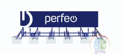 Perfeo стенд дисплей горизонтальный подвесной 6 крючков 4575х250х160 мм.