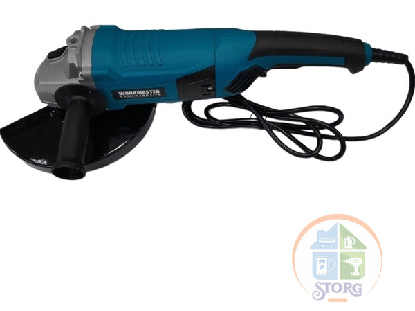 Машина угловая шлифовальная Workmaster УШМ 230/ 2300 Вт, O230 мм, 6000 об/мин.