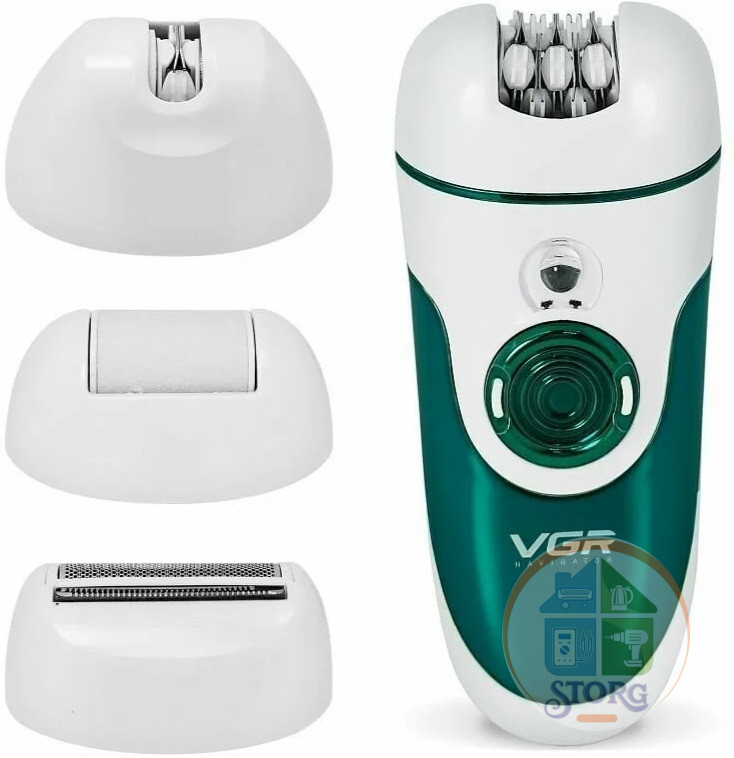 Эпилятор беспроводной VGR V-700 Professional 2 скорости; 2 режима; акк.50мин