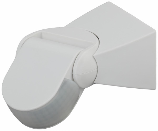 Датчик движения DUWI DD-02 настенный 180°, 1200Вт, 10-900с, 12м, 3-2000Лк, IP65, белый