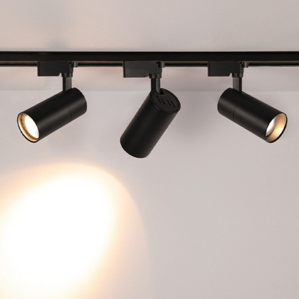 Трековый светильник на шинопровод AKKOSTAR 28W, 2250lm, 3000K, Черный
