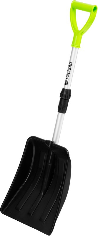 Лопата для уборки снега BASE Palisad полипропилен, 260х340х720-915 мм, телескопический черенок