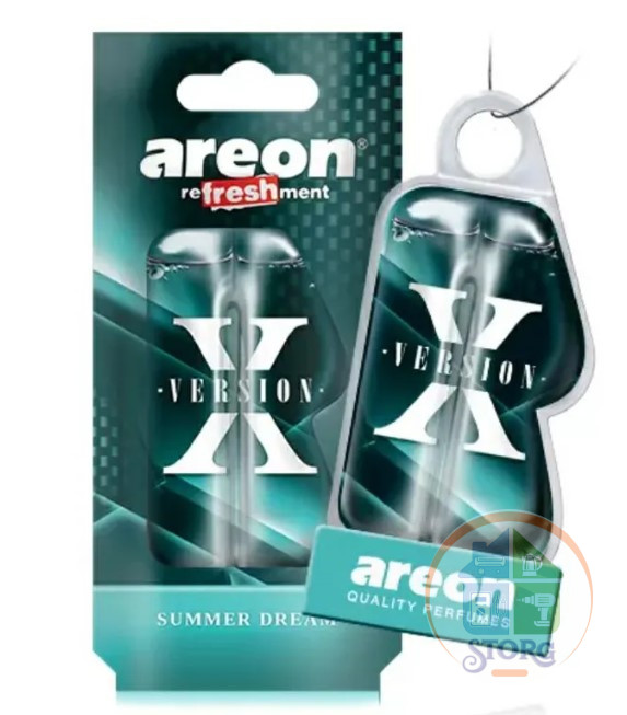 Ароматизаторы для автомобиля AREON "REFRESHMENT LIQUID X-Ver: Summer Dream