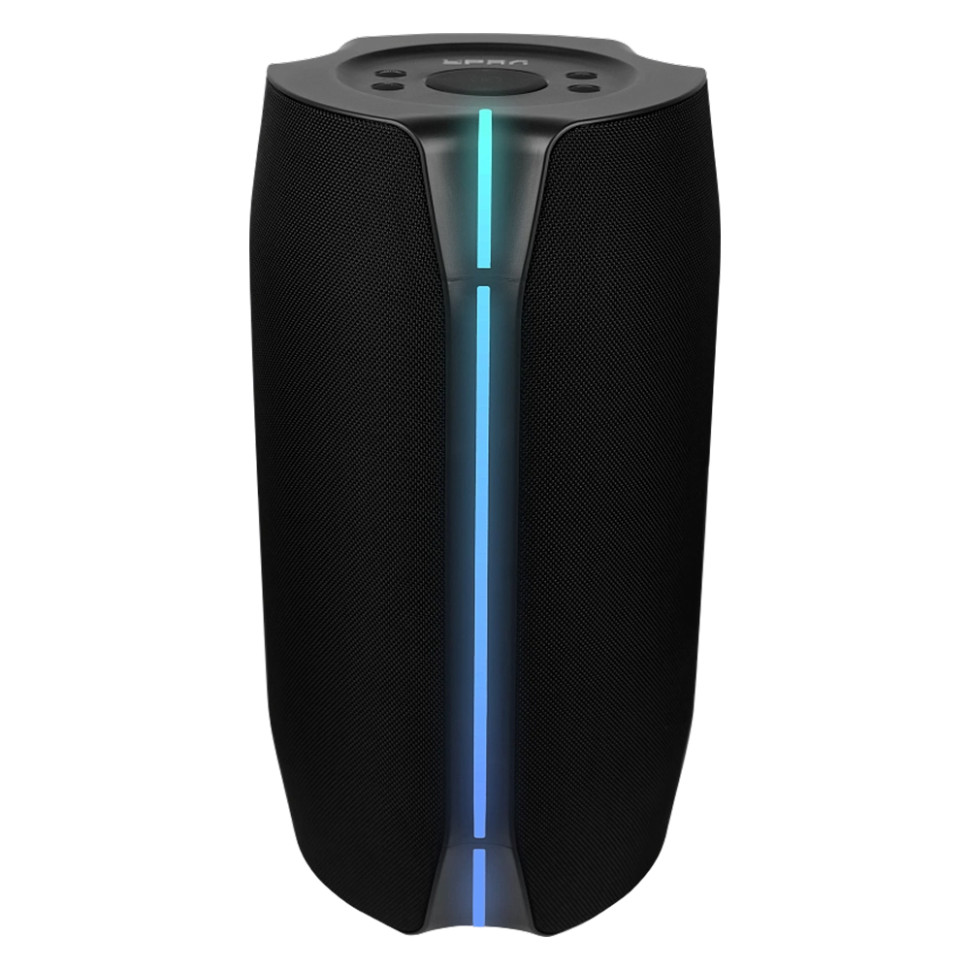Портативная Bluetooth колонка Ural Болт 45х20 (Черный, 450W, 2.0BT/3.5Jack/USB-C, микрофон, 8000mAh)