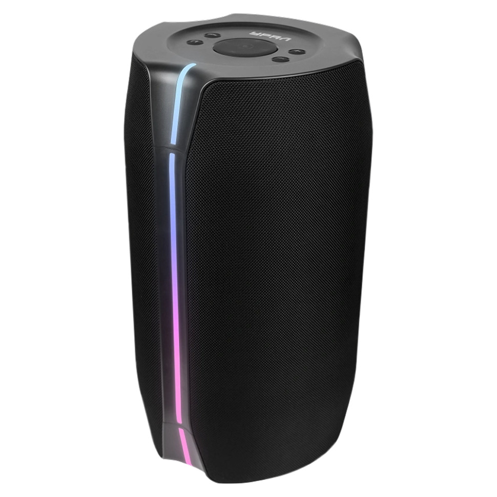 Портативная Bluetooth колонка Ural Болт 45х20 (Черный, 450W, 2.0BT/3.5Jack/USB-C, микрофон, 8000mAh)