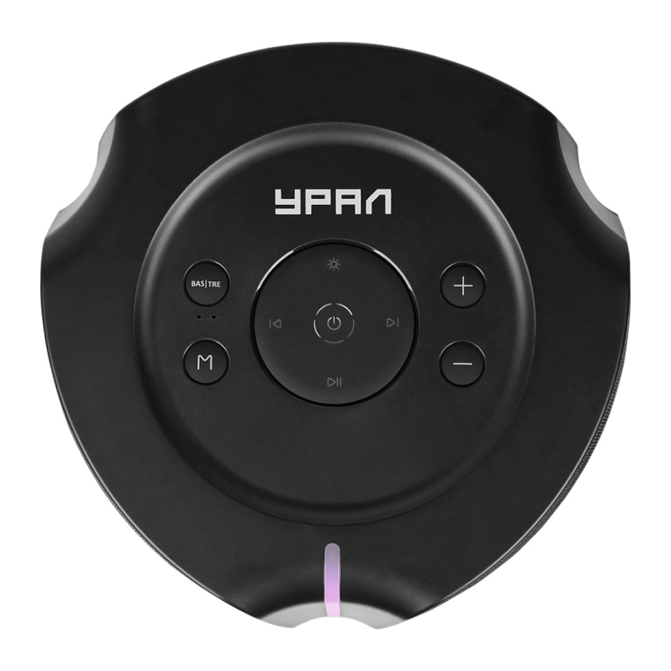 Портативная Bluetooth колонка Ural Болт 45х20 (Черный, 450W, 2.0BT/3.5Jack/USB-C, микрофон, 8000mAh)