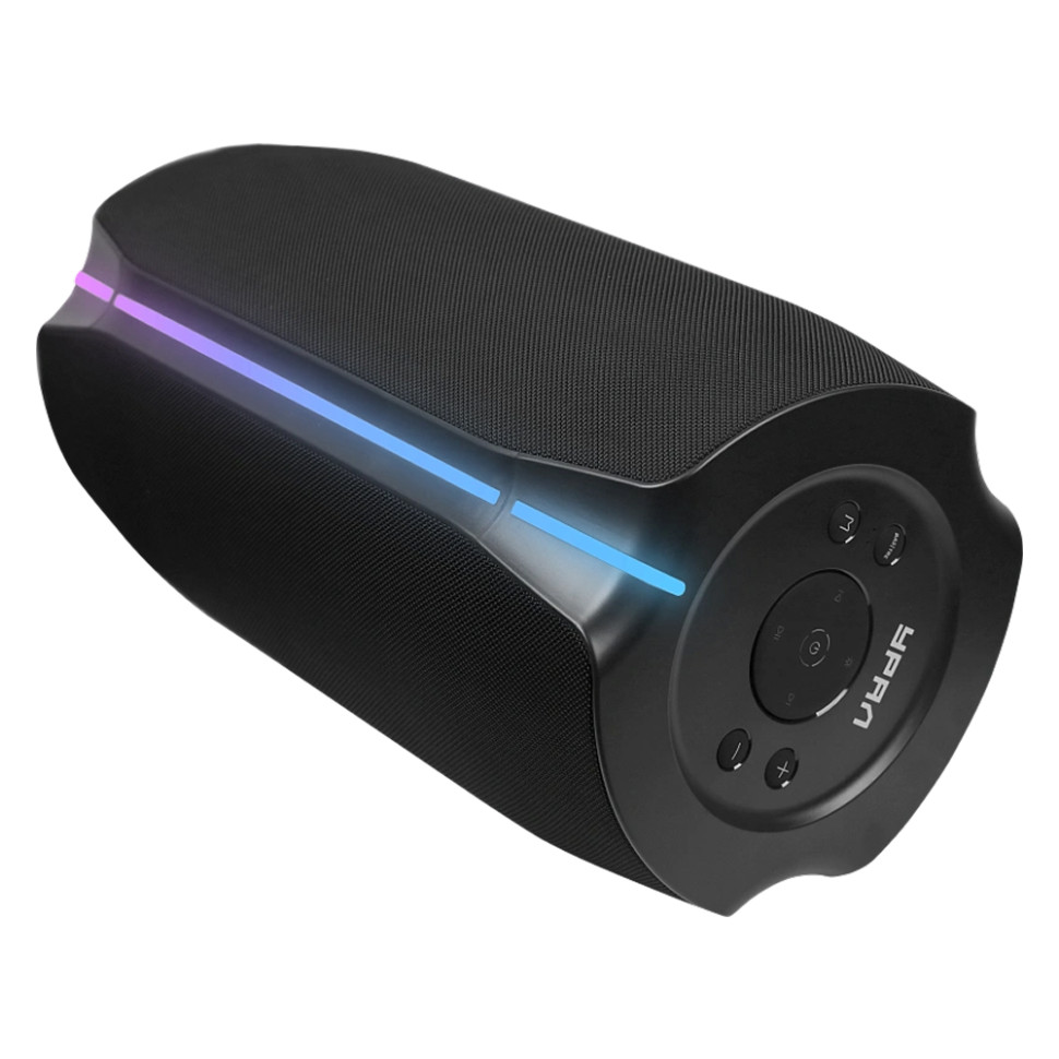Портативная Bluetooth колонка Ural Болт 45х20 (Черный, 450W, 2.0BT/3.5Jack/USB-C, микрофон, 8000mAh)