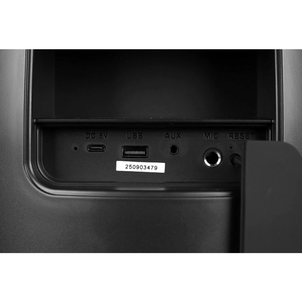 Портативная Bluetooth колонка Ural Болт 45х20 (Черный, 450W, 2.0BT/3.5Jack/USB-C, микрофон, 8000mAh)