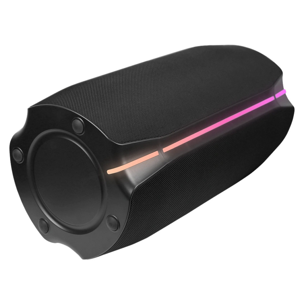 Портативная Bluetooth колонка Ural Болт 45х20 (Черный, 450W, 2.0BT/3.5Jack/USB-C, микрофон, 8000mAh)