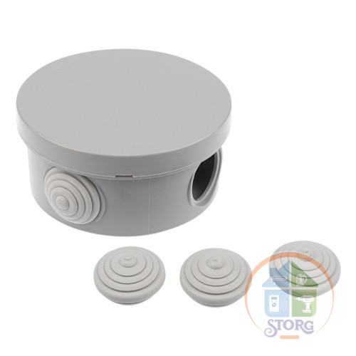 Коробка распаячная ОУ, D 85х40мм, IP54 (УПр 85/40.1.3) REXANT