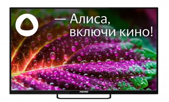 42" Телевизор ASANO 42LF8120T черный 1920x1080, Full HD, 60 Гц,  Wi-Fi, SMART TV, Яндекс ТВ